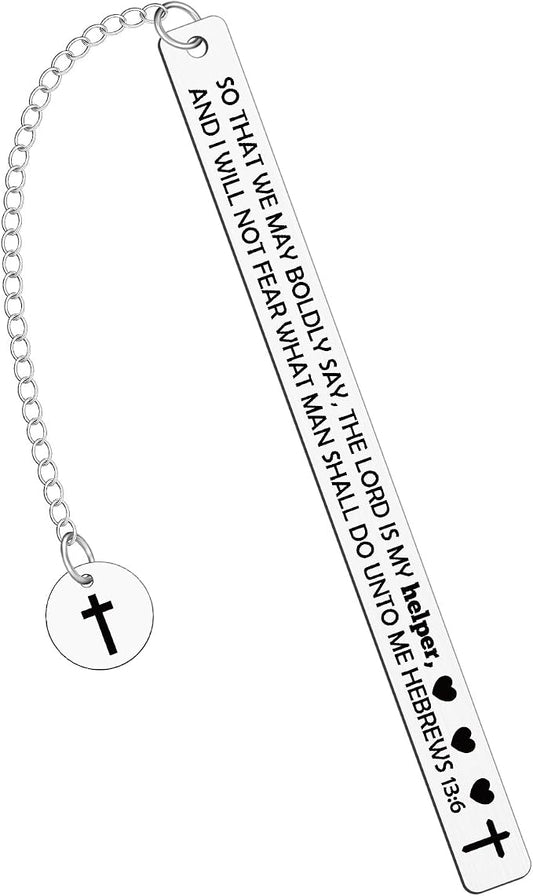 Bible Bookmark Metal Bookmarks Christian Faith Bible Verse Baptism Gifts Inspirational Religious Gifts for Sister Mom Christian Gifts for Book Lovers Women Men Church Supplies