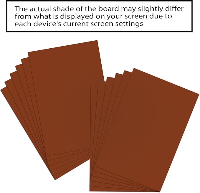 BAZIC Products Poster Board Brown 22" x 28" 25 Sheets