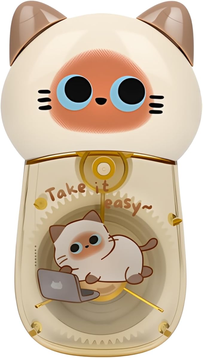 Cute Cat White Correction Tape Kawaii Extra-Long Correction Tape – 98ft (30m) Each with Aesthetic Cute Cartoon Cat Applicator for Back To School Office Supplies