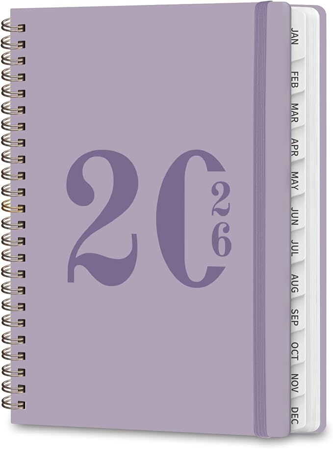 2026 Planner, Weekly and Monthly Calendar Academic Planner, Jan 2026 - Dec 2026, Planning Agenda Book for Desk Accessories and School Supplies - A5 (6.3'' x 8.5'')