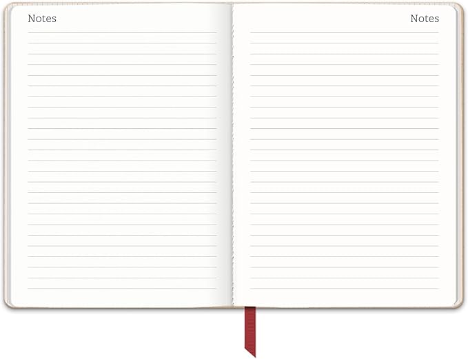 Orange Circle Studio 2026 Planner, Dots on Burgundy, 7.72" x 5.67", Medium Dual-Textured, August 2025 to December 2026, Monthly Planner, Dual-Surface Vegan Leather, Ribbon Markers