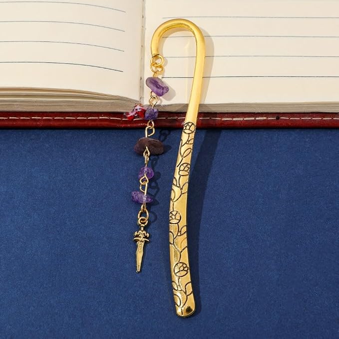 Horror Bloody Knife Metal Bookmark Horror Bookmark for Horror Fans Thriller Suspense Books Book Accessories Exquisite Hook Bookmarks Gift for Women (Sword Bookmark 3PCS)