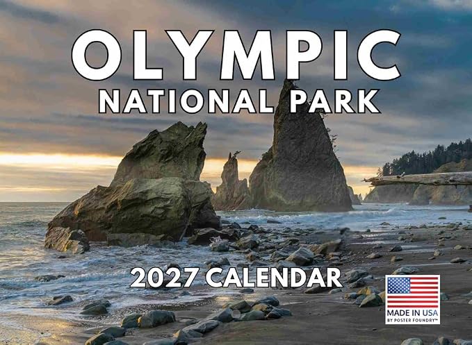 Olympic National Park Calendar 2027 Monthly Wall Calender 12 Month