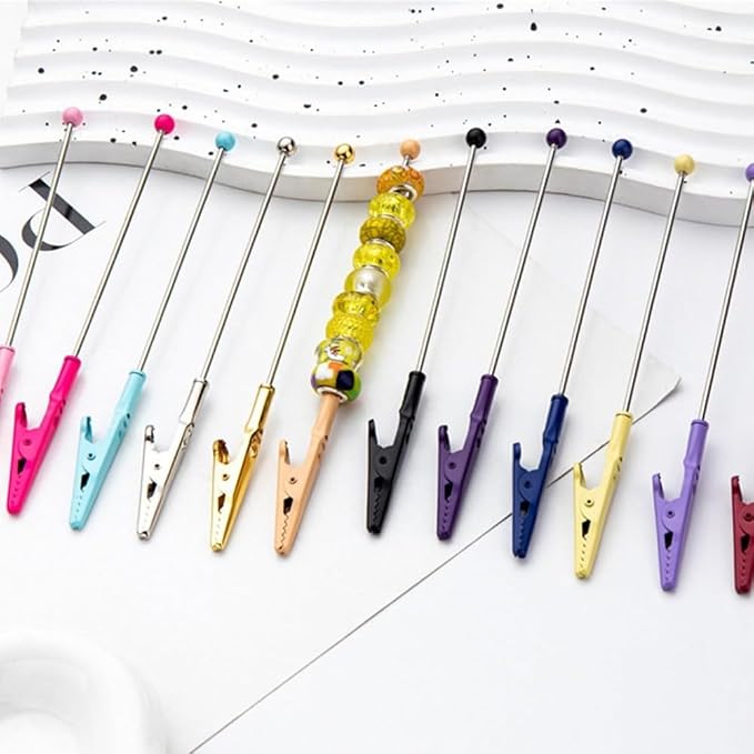 Metal Wire Alligator Clip, Metal Note Clip, Long-Tailed Alligator Clamp Photo Holder Clip for Card, Memo Holders Desk Accessories and Workspace Organizers