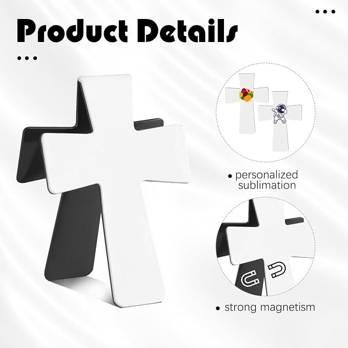 Eaasty 30 Pieces Magnetic Bookmark Book Marker Clip Sublimation Page Marker for Home Students Teachers Classroom Office Reading Supplies(Novelty)