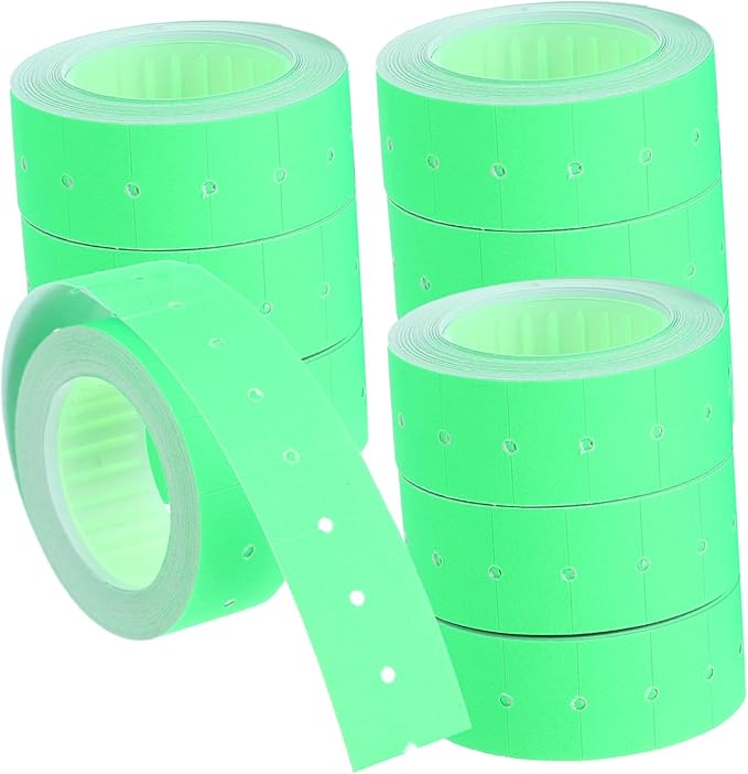 COHEALI 5000pcs Tag Stickers for Supermarket Pricing Self-Adhesive Cost Tags for Retail and Office Use Fluorescent Pricing Labels for Easy Marking