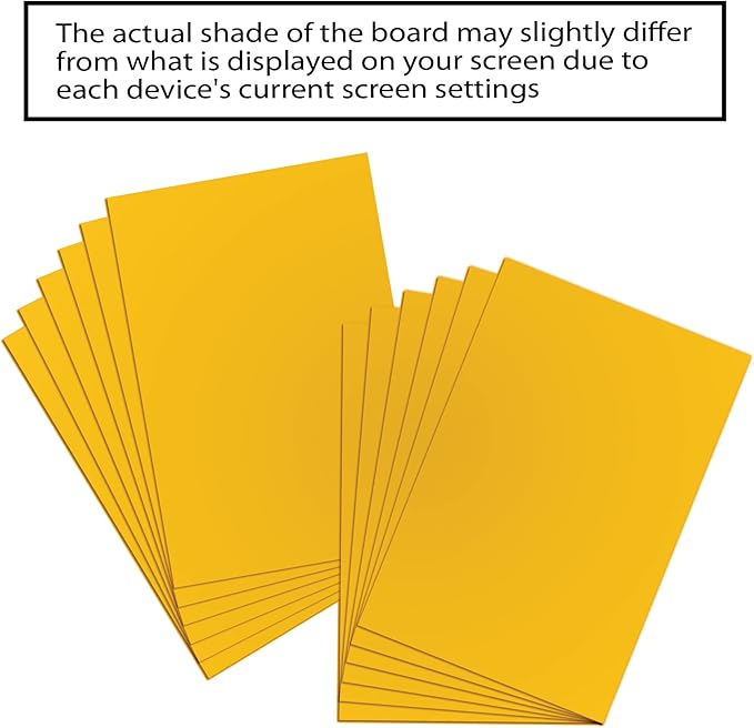 BAZIC Products Poster Board Yellow 22" x 28" 25 Sheets