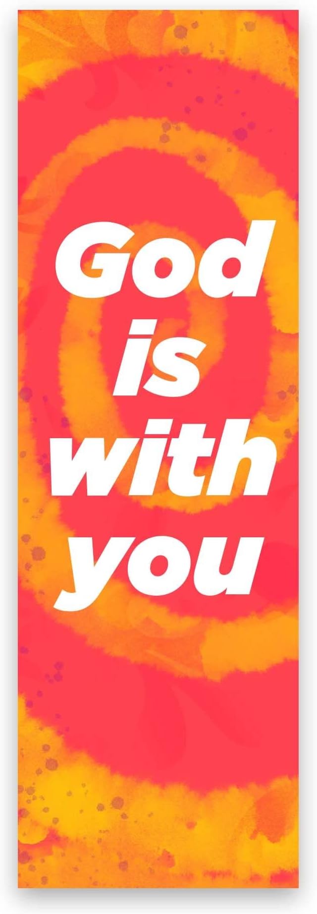 God is with You, Joshua 1:9, Bulk Pack of 25 Christian Bookmarks for Kids, Childrens Bible Verse Book Markers, Sunday School Prizes with Memory Verses, Scripture Gifts for Kids & Youth