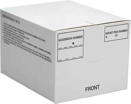 AbilityOne® - NSN1178249 - Record Archival Storage Box - 25 per Bundle