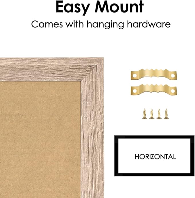 Magnetic Weekly Dry Erase White Board and Cork Board,Rustic Brown Wood Frame，Magnetic Surface Whiteboard for Home Office and Wall Decor(ZHZL-3060QZ)