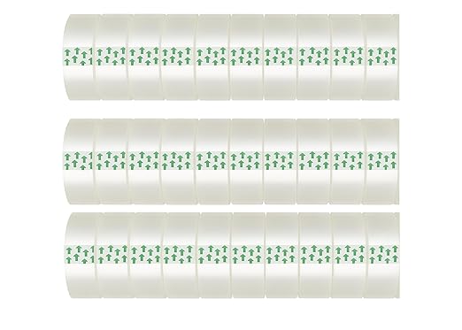YGM Clear Packing Tape Refills The Office Supplies Fashion Classroom Must Haves School Supplies Packing Tape Dispenser Desk Accessories & workspace Organizers Shipping Tape School Trans Tape (30)