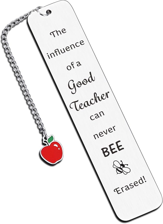 Teachers Valentines Day Gift Bookmark - Appreciation Gifts for Teacher Women Men Thank You Bookamrk from Kindergarten Primary Middle High School Students Boys Girls, Teacher Valentine Gift