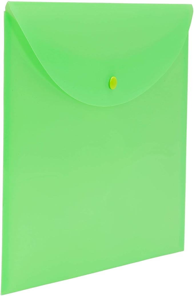 Smead Project Envelope, Snap Closure, Top Load, Letter Size (10, Green)