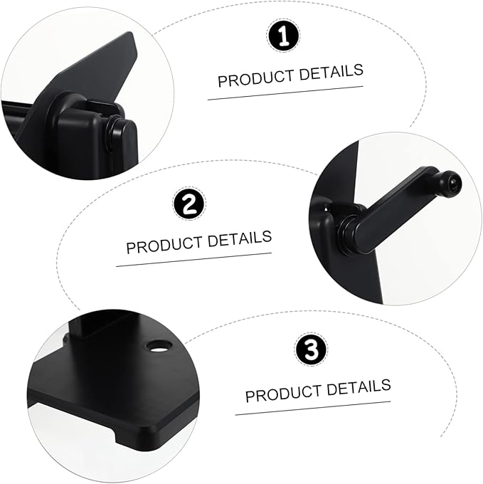 TEHAUX Label Hand Crank Roll Holder Label Organizer Manual Winding Machine Printer Paper Holder
