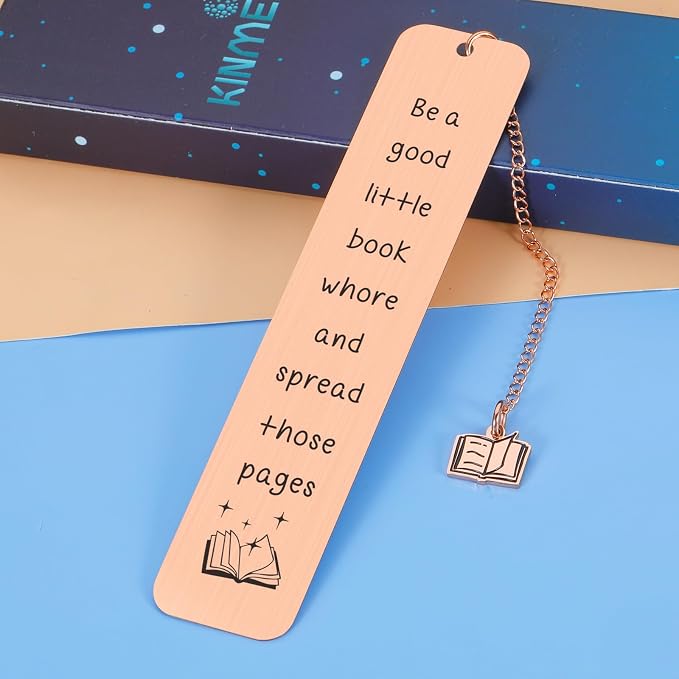 Smutty Book Lovers Gifts for Women Bookmarks for Women Readers, Book Nerd Bookworm Bookish Gifts for Women Smutty Bookmarks for Women Christmas Birthday Book Club Gifts Spread Those Page Book Marker