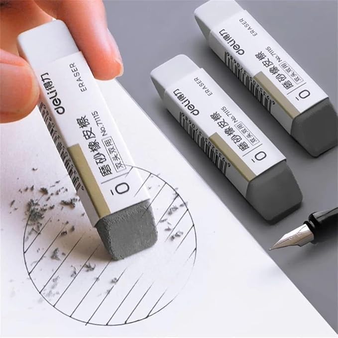 Grey Eraser, Sand Eraser, Frosted Eraser, Ink Pen Eraser, Matte Eraser, Fountain Pen Ballpoint Pen Eraser, Pen-Style Erasers Office Supplies