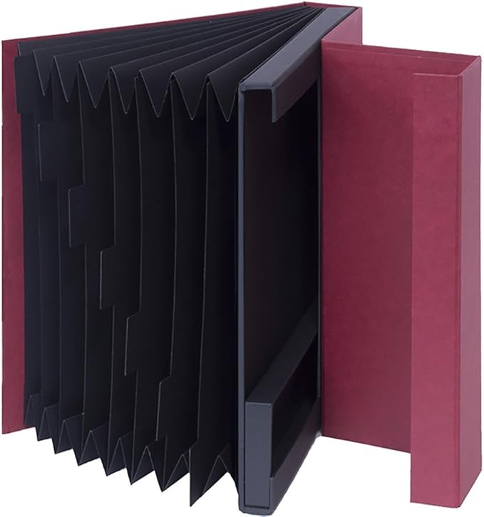 Nakabayashi 91224 Lifestyle Tool Document File B5 Wine Red