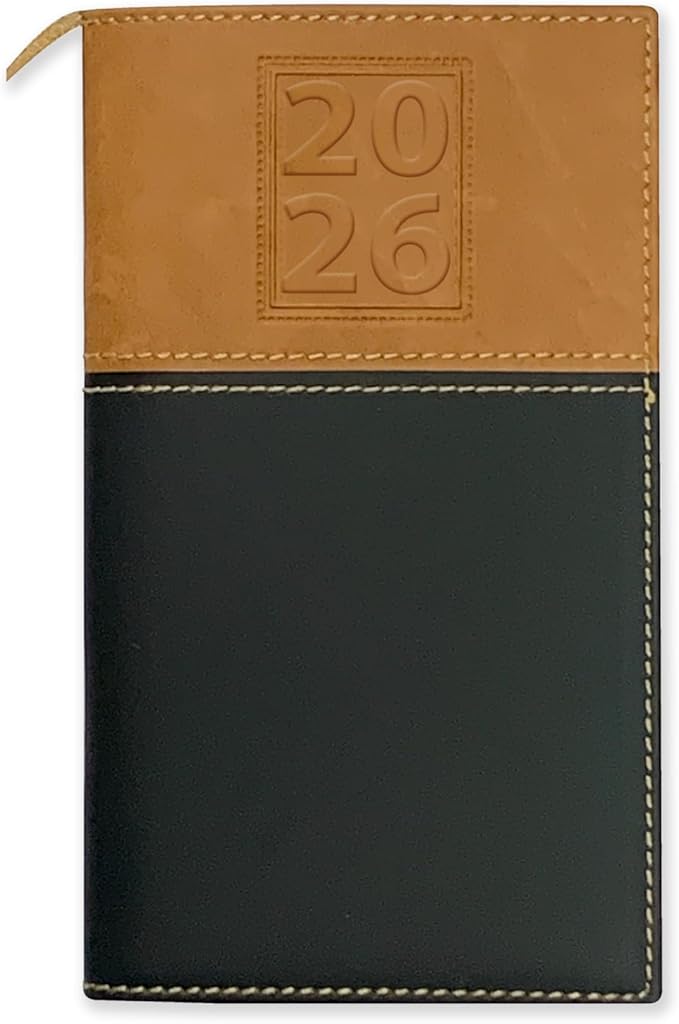 BookFactory 2026 Weekly Pocket Calendar 2026 Weekly Calendar 2026 Planner Agenda Organizer with Notepad (CAL-2026-POCKET(Organizer))