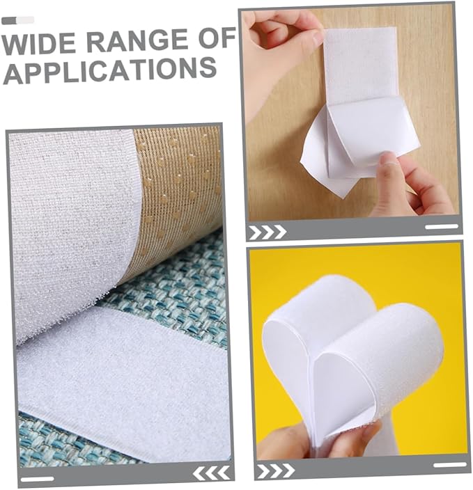2rolls Hook and Pedal Mounting Tape for Electric Guitar Effects Pedals Heavy Duty Adhesive Strips Secure Repositionable for Musicians Design