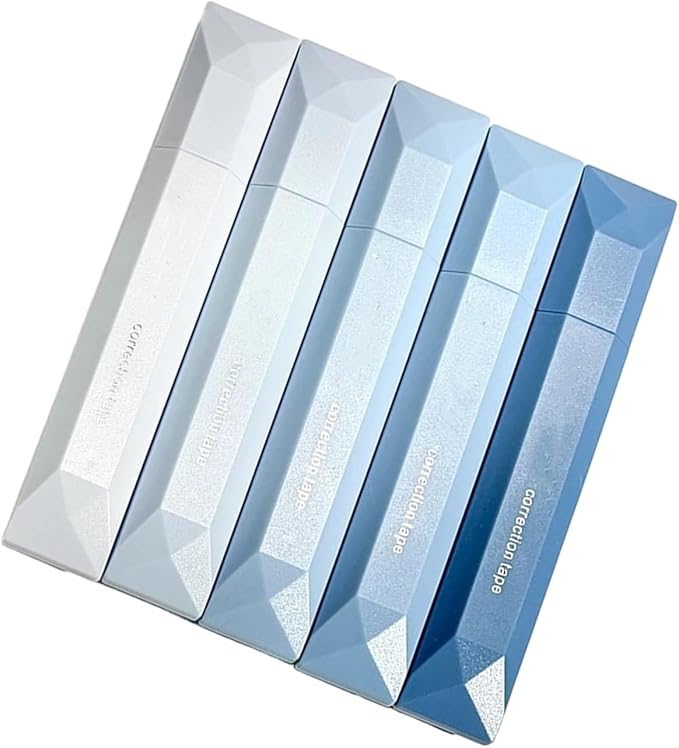 White Out Correction Tape, White Out Tapes, Correction Tapes with Lid, Tape RollerInstant CorrectionTapes, Cute CorrectionRollers Aesthetic Stationery for Students Stationery Supplies