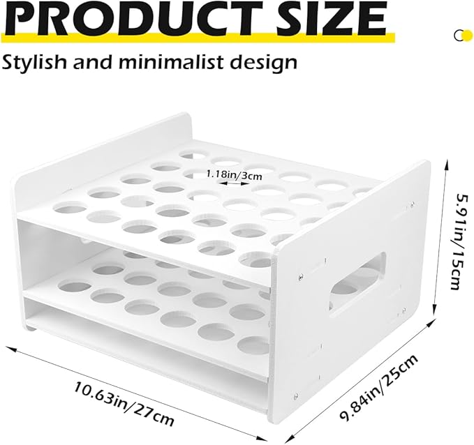 Tube Display Rack 30-Hole Craft Scissor Holder Art Craft Supplies Organizer Multi-Function Shear Holder for Children Desk Organizers School Home Classrooms