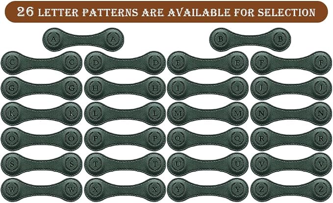 Handmade Personalized Leather Magnetic Bookmark - Custom Initial Letter Design with 26 Alphabet Choices - Durable Bookmark for Readers, Book Lovers, Women & Kids