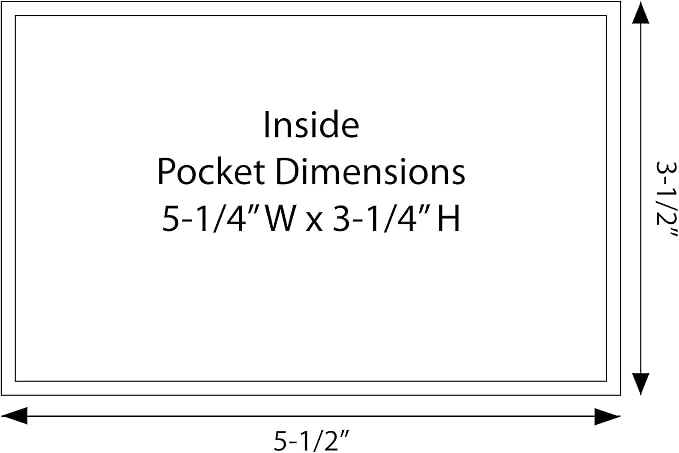 TAB54493 - TABBIES Vinyl SELF-Stick Pocket 5-1/2 X 3-1/2