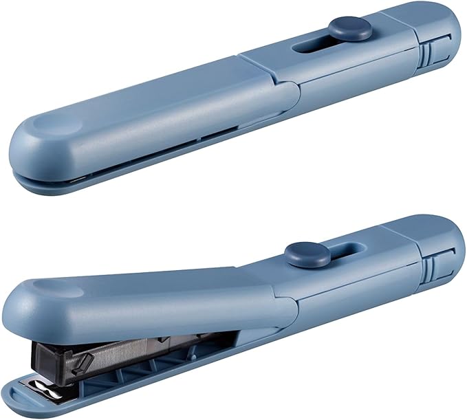 Max Stapler Stick Type Motic Dull Color Navy Blue HD-10SK/NB