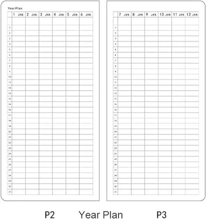 Undated Pocket Weekly Planner Schedule Organizer Agenda Year Month Week Plan A6 Notebooks (A6 undated planner Red)