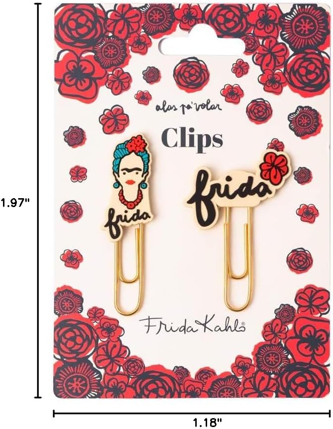 Frida Kahlo Paper Clip Set - Book Mark, Office Supplies, Frida Kahlo Gift, Paper Clip For Office , School