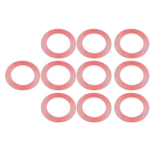 10 Pcs PET Double Sided Tape, Strong Viscosity Mounting Tape, Red PET Adhesive Tape for Electronics Fixation and Home Office Use with Firm Hold (1mm)