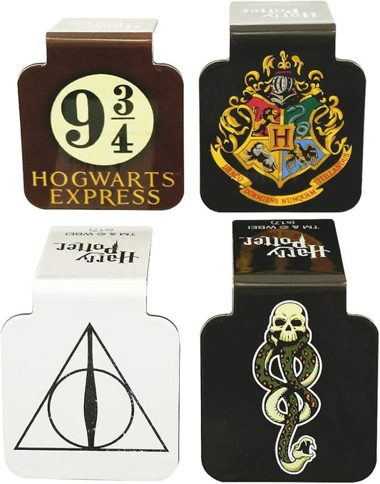 Ata-Boy Harry Potter Assortment #1 Set of 4 1" Magnetic Page-Top Bookmarks