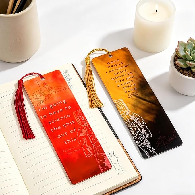 Dungeon Crawler Carl Princess Donut Bookmarks Book Lover Book Charm School Supplies Office Stationery DCC Fans Birthday Gift (2pcs Project)