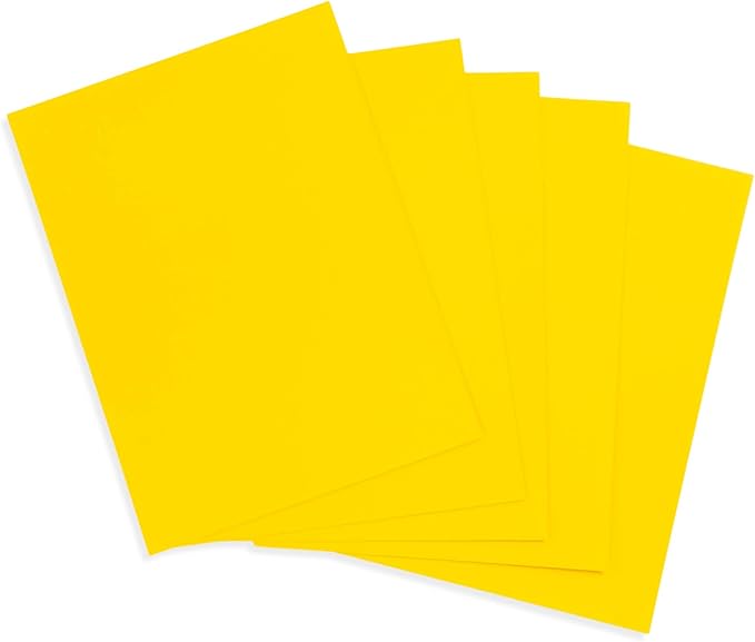 Blue Summit Supplies Bright Bold Poster Board, 9 x 12 Inch Small Size, 50 Pack, Assorted Colors, For Classroom Use, School Projects, or Craft Projects, Bulk Poster Board