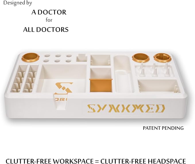 DDORG II – Premium Doctor Desk Organizer for Clinical Workflows, Designed for Medical Professionals, Clinics & Hospitals, Ideal Doctors’ Day & Birthday Gift