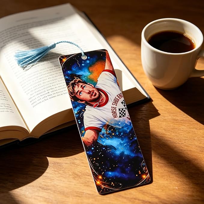 Project Hail Mary Bookmark Set, 3-Pack Novel & Movie IP Merchandise, Ryland Grace & Rocky Jazz Hands Bookmarks with Acrylic Tassels, Sci-Fi Fan Gift for Book Lovers, Students & Andy Weir Fans