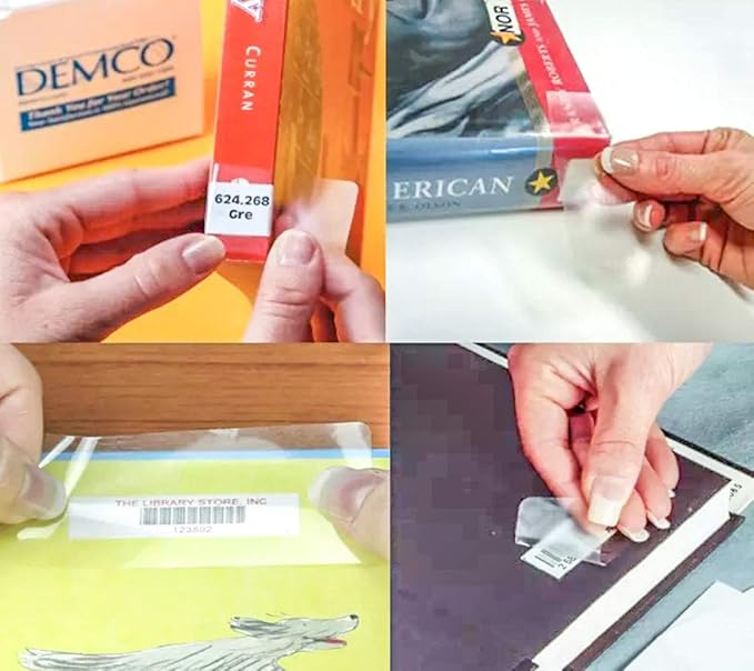 Clear Label Protector - Super Gloss - 2x3 Inch Retail Package Seals Labels - 600 Label Shields per roll