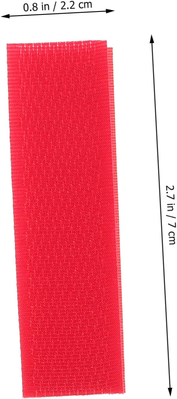 Tofficu 250pcs Adhesive Strips Hook and Loop Tape for Shoes Clothing Hats Fastening Strips Self-Adhesive Tapes