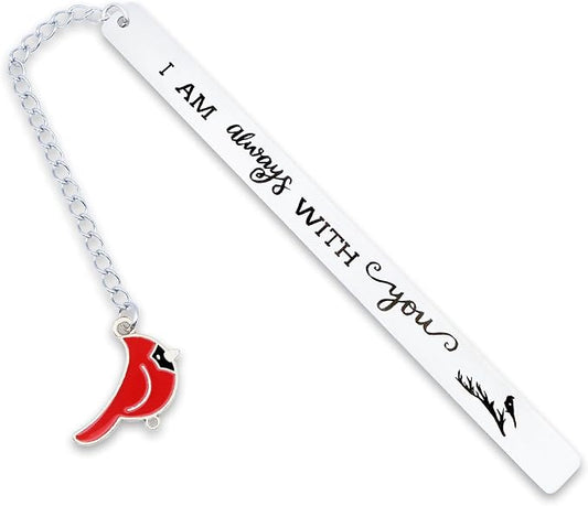 Cardinal Bookmark Gifts for Women Men Condolences Gift for Loss of Mother Father Lover Friend Grief Bereavement Sympathy Memorial Book Marker Cardinal Bird Remembrance Themed Funeral Baskets