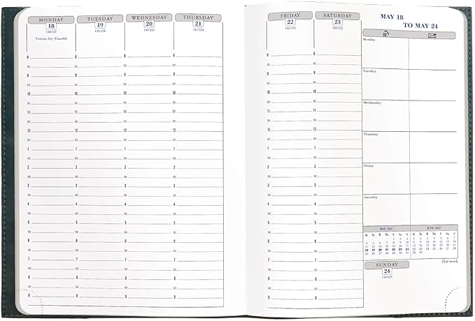 Exacompta 2027 Refill For Visual Planner - Time Management Appointment Organizer