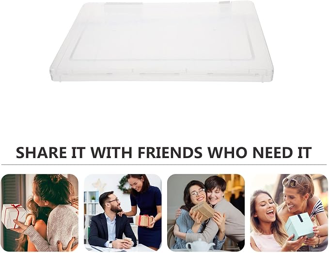 Ciieeo Certificate Case and A4 Document Organizer Large Capacity Craft Paper Storage Box Office File Holder Document Supply Storage for Home and School