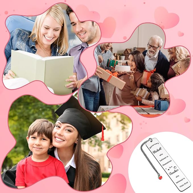 Quimoy Teacher Appreciation Gifts - Bookmarks for Women, Gifts for Teachers Day, Graduation, Retirement, Christmas