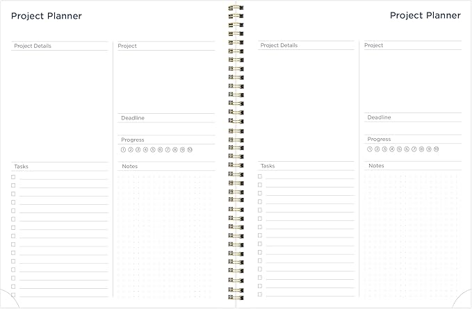 Blueline® 2026 Monthly Planner, 14 Months, December 2025 to January 2027, Gold Twin-Wire Binding, 11" x 8.5", Minimalist (C701PT.ASX-26)