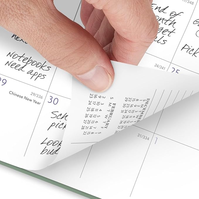 AT-A-GLANCE 2025 Planner, Weekly & Monthly, 5-1/2" x 8-1/2" Small, Badge, Tile (1722T-200-25)