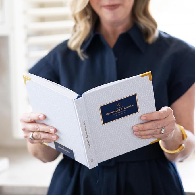 2026-2027 Weekly Planner by Emily Ley – Simplified Bookbound Planner Carolina Trellis, August 2026–July 2027 – 12-Month Academic Year Organizer for Women