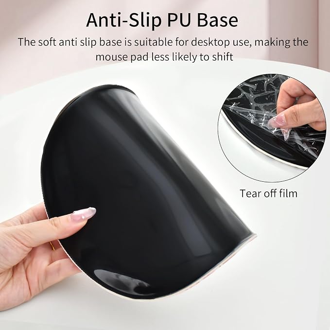 Retro Checkered Mouse Pad with Support Wrist Rest,Cute Funny Boho Ergonomic Mouse Pad with Non-Slip Base for Office Gaming Working Computers,Desk Accessories Pain Relief,Brown