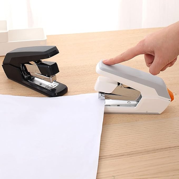Liudan Stapler Stapler Heavy Duty Handheld Stapler Effortless Paper Stapler 50 Sheets School Office Supply Staples Office Stapler (Color : 50 Sheets Black)