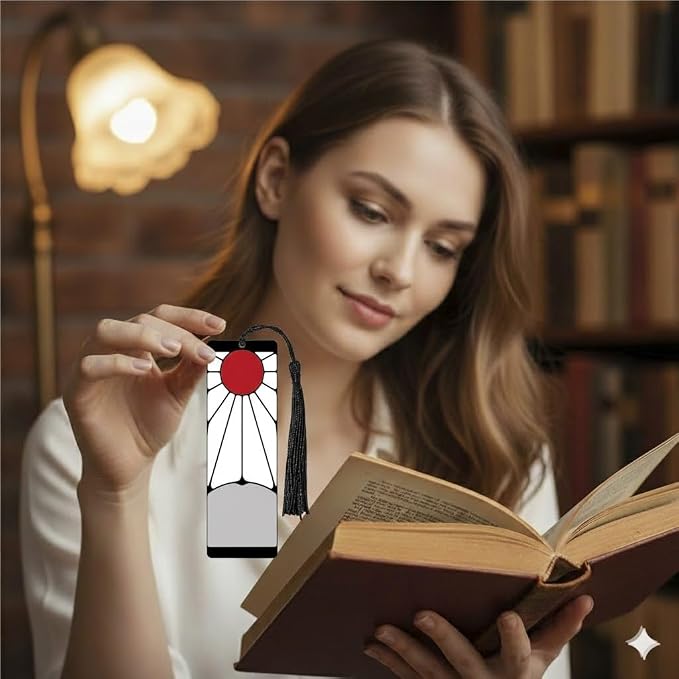 Anime Demon Tanjiro Bookmarks, Slayer Hashira Sword Bookmark for Readers, Students, Anime Fans, Book Lovers,Reading Accessories (1PC Hashira)