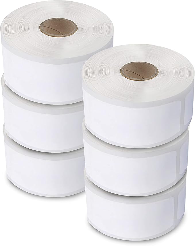 enKo [6 Rolls, 3000 Labels] Address, Shipping & Barcode Labels 30330 (3/4" x 2") Compatible for Dymo LabelWriter