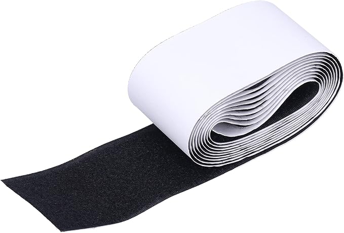 Guitar Effect Pedal Mounting Tape Strong Adhesive Nylon Tape Secure Fastening for Guitar Pedal Board 5cm x 2meters Rough Hook Surface (Frosty Noodles)